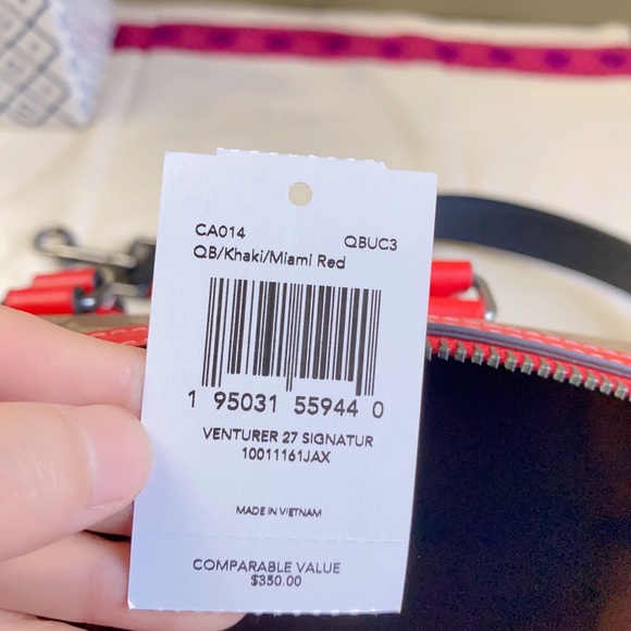 Coach Venturer Crossbody 27 In Colorblock Signature Canvas - Picture 11 of 16